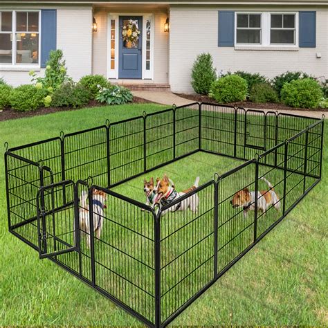 65inch Spike Spacing No Dig <b>Fence</b>, Reusable Rustproof Metal <b>Fence</b> Border, <b>Dogs</b> Rabbits Blocker <b>Fence</b> for Outdoor Yard, Total 27ft (L) x 17inch (H) 456. . Amazon dog fence